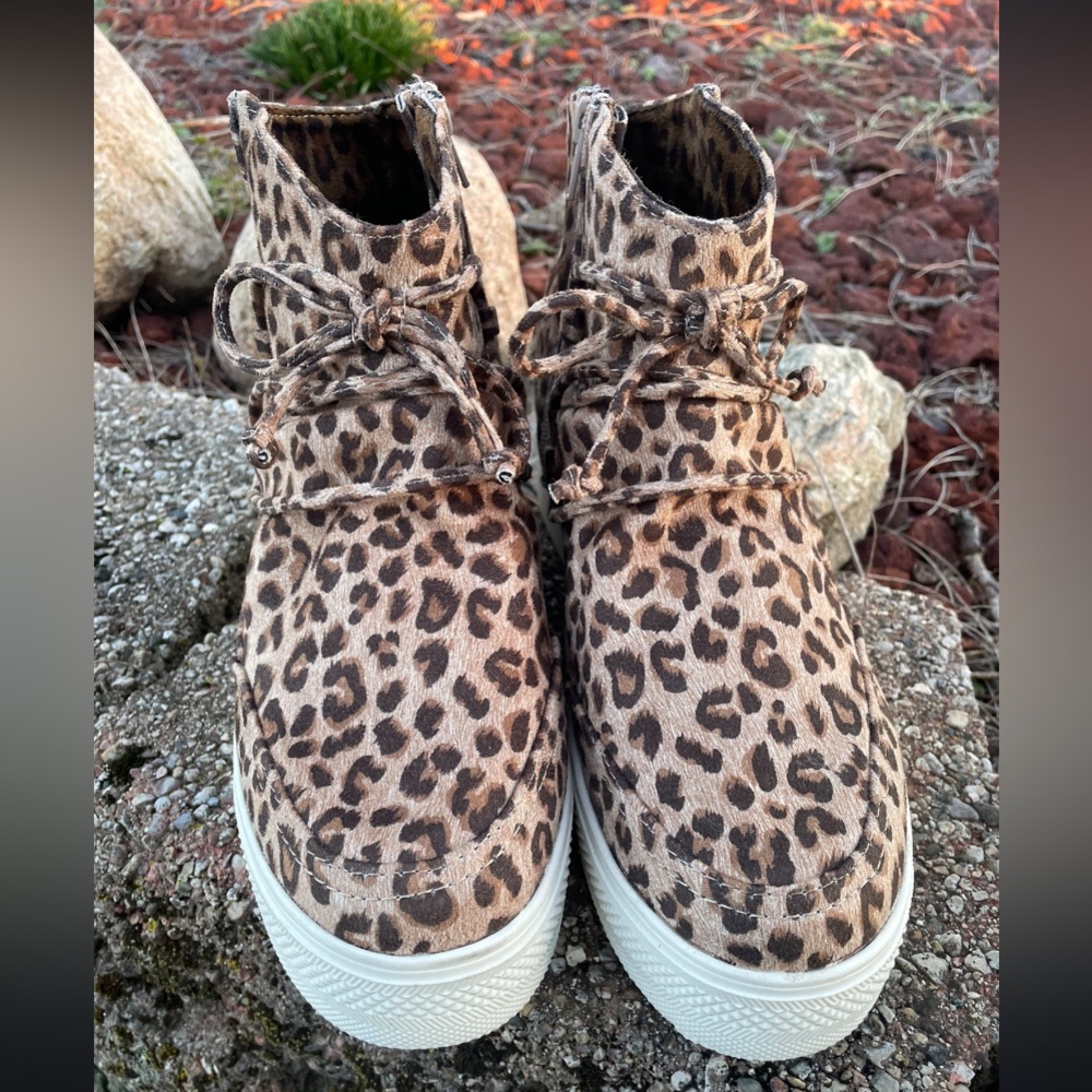 Cheetah Print Sneakers